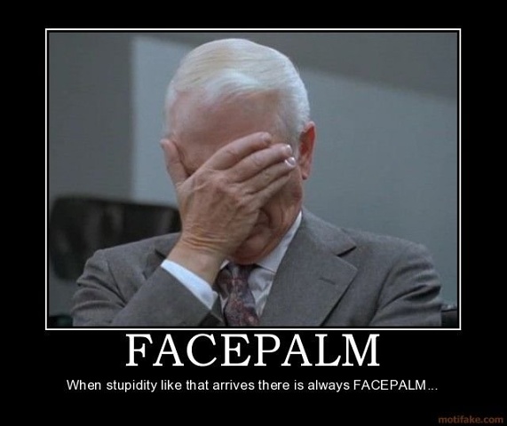 1111MEME -- Facepalm-demotivational